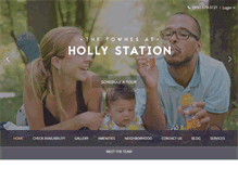 Tablet Screenshot of hollystationtownes.com